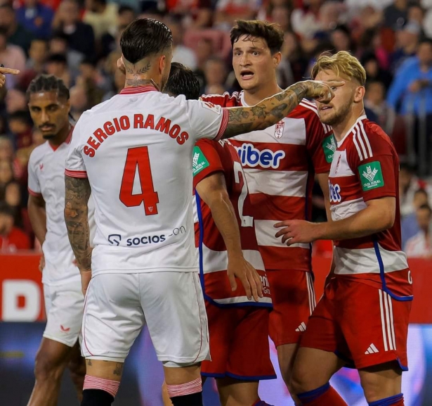 Miguel Rubio discute con Sergio Ramos (LOF)