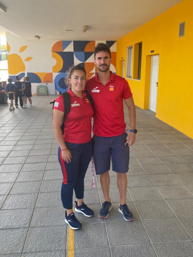 Los deportistas Shenaida Mérida y Alejandro Estévez (JUNTA) Los deportistas Shenaida Mérida y Alejandro Estévez (JUNTA)