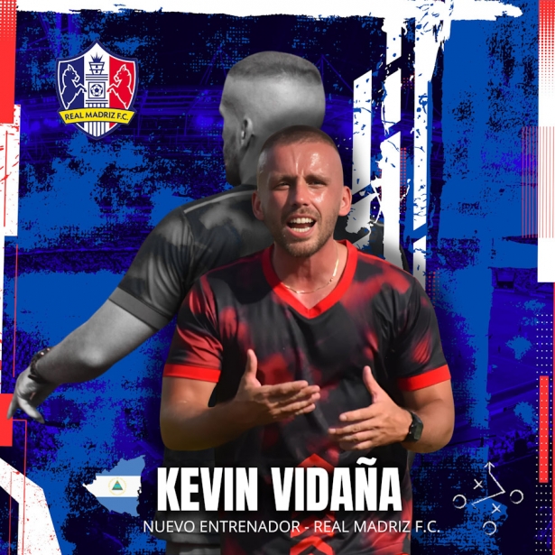 Kevin Vidaña entrenará al Real Madriz de Nicaragua