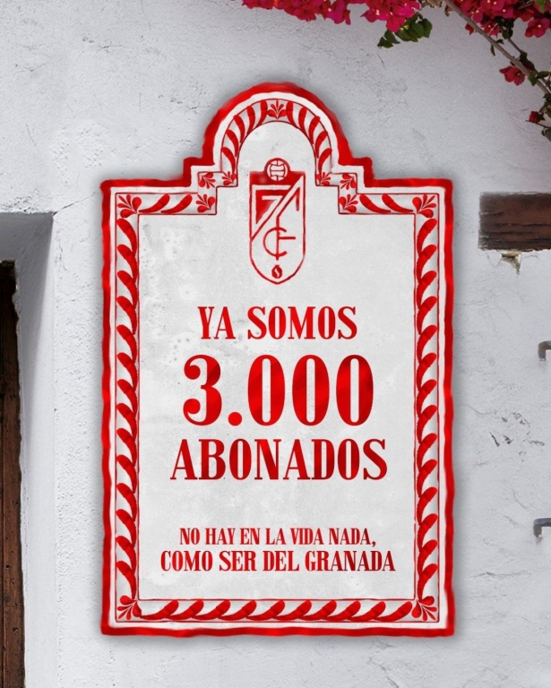 El Granada ya ha alcanzado los 3.000 abonados (GRANADA CF) El Granada ya ha alcanzado los 3.000 abonados (GRANADA CF)