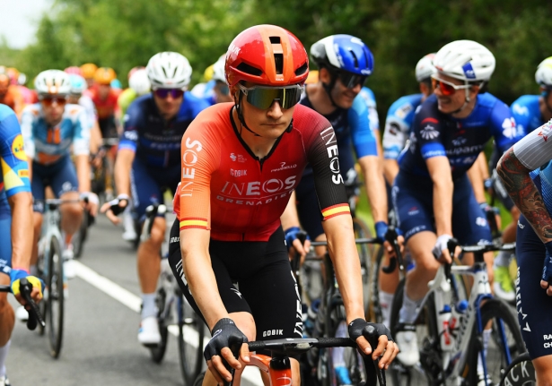 Carlos Rodríguez durante la etapa (TOUR DE FRANCIA) Carlos Rodríguez durante la etapa (TOUR DE FRANCIA)