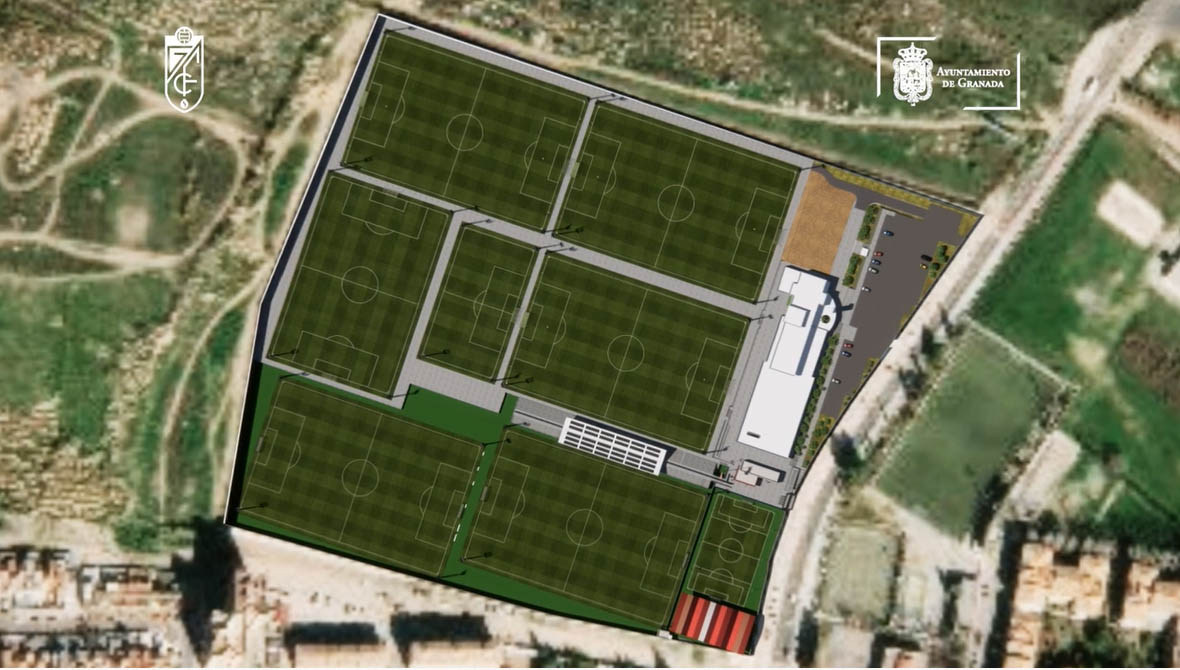 La Ciudad Deportiva cuando se complete la segunda fase (GRANADA CF)
