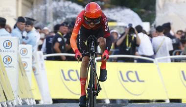 Carlos Rodríguez durante la contrarreloj (SPRINT CYCLING AGENCY)