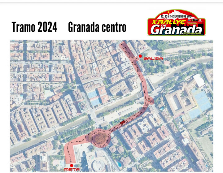 Tramo por el centro de la capital (RALLY CIUDAD DE GRANADA)