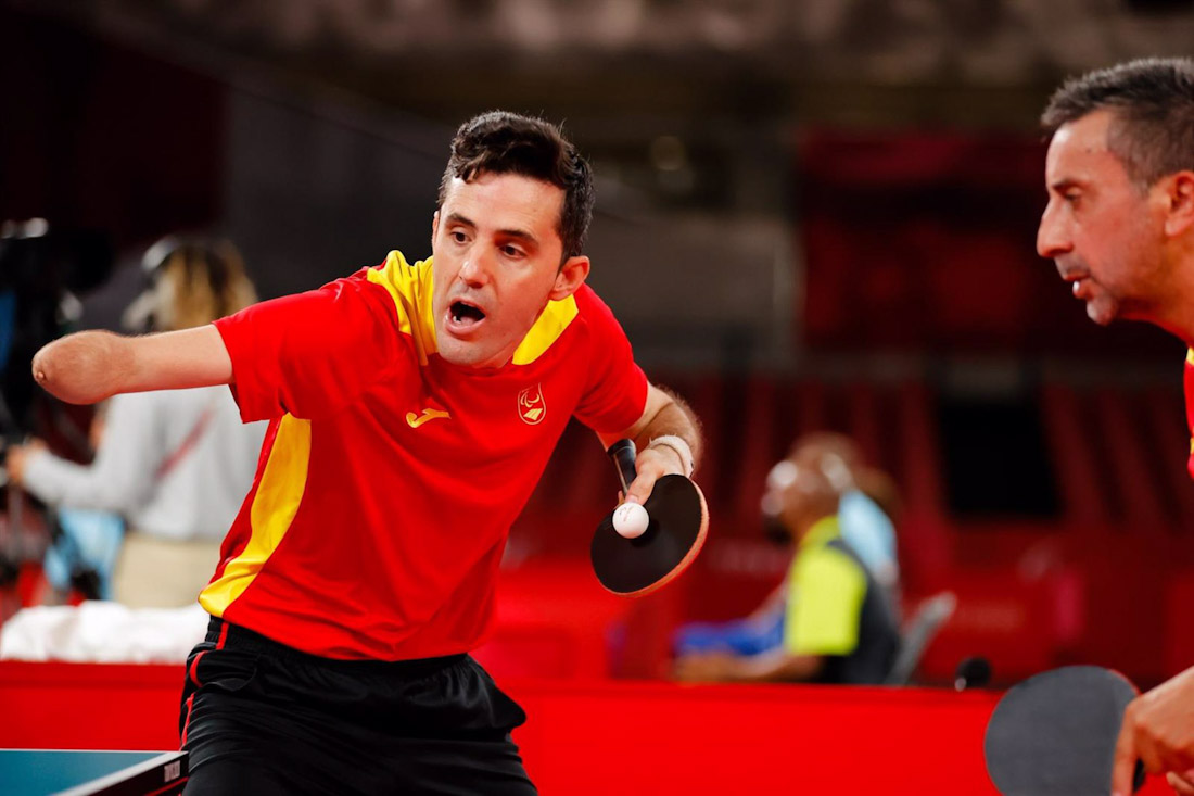 José Manuel Ruiz en acción en los Juegos Paralímpicos de Tokio 2020 (JAIME DE DIEGO / COMITÉ PARALÍMPICO ESPAÑOL)