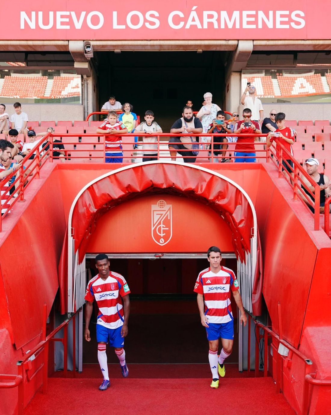 Diao ha pisado junto a Lama el césped de Los Cármenes (GRANADA CF)