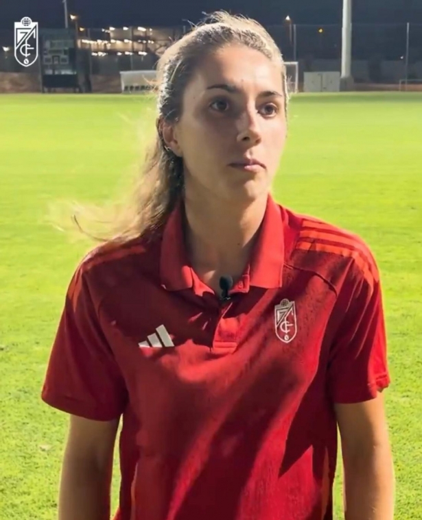 Alexia Fernández atendió a los medios del club (GRANADA CF) Alexia Fernández atendió a los medios del club (GRANADA CF)
