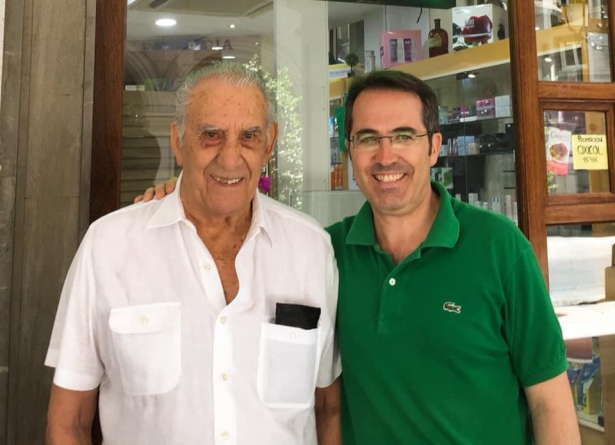 Manuel Albendín junto a Cándido Gómez Álvarez `Candi` Manuel Albendín junto a Cándido Gómez Álvarez `Candi`