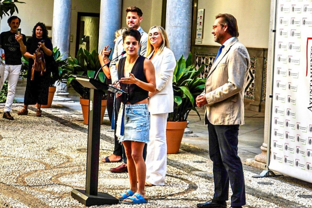 Homenaje a María Pérez en el Ayuntamiento de Granada (JOSÉ VELASCO)