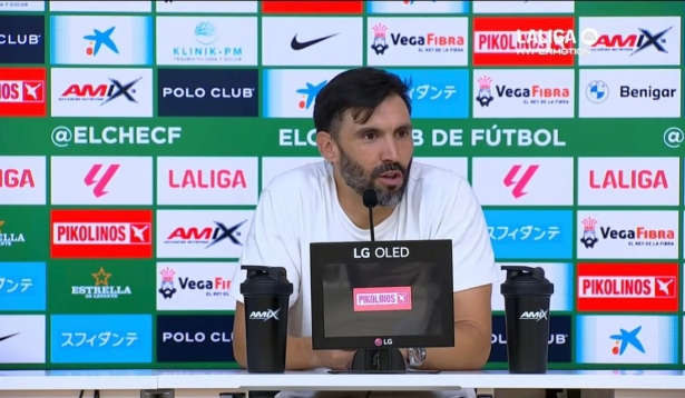 Sarabia ha pasado por la sala de prensa del Martínez Valero Sarabia ha pasado por la sala de prensa del Martínez Valero