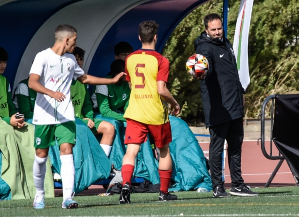 Juanjo Rodríguez durante un partido con la selección andaluza 