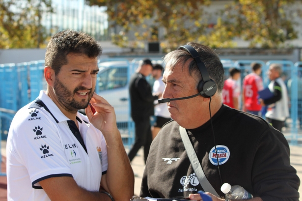 Entrevista realizada a José Burgos a la finalización del partido ante el Churriana (J. PALMA) Entrevista realizada a José Burgos a la finalización del partido ante el Churriana (J. PALMA)