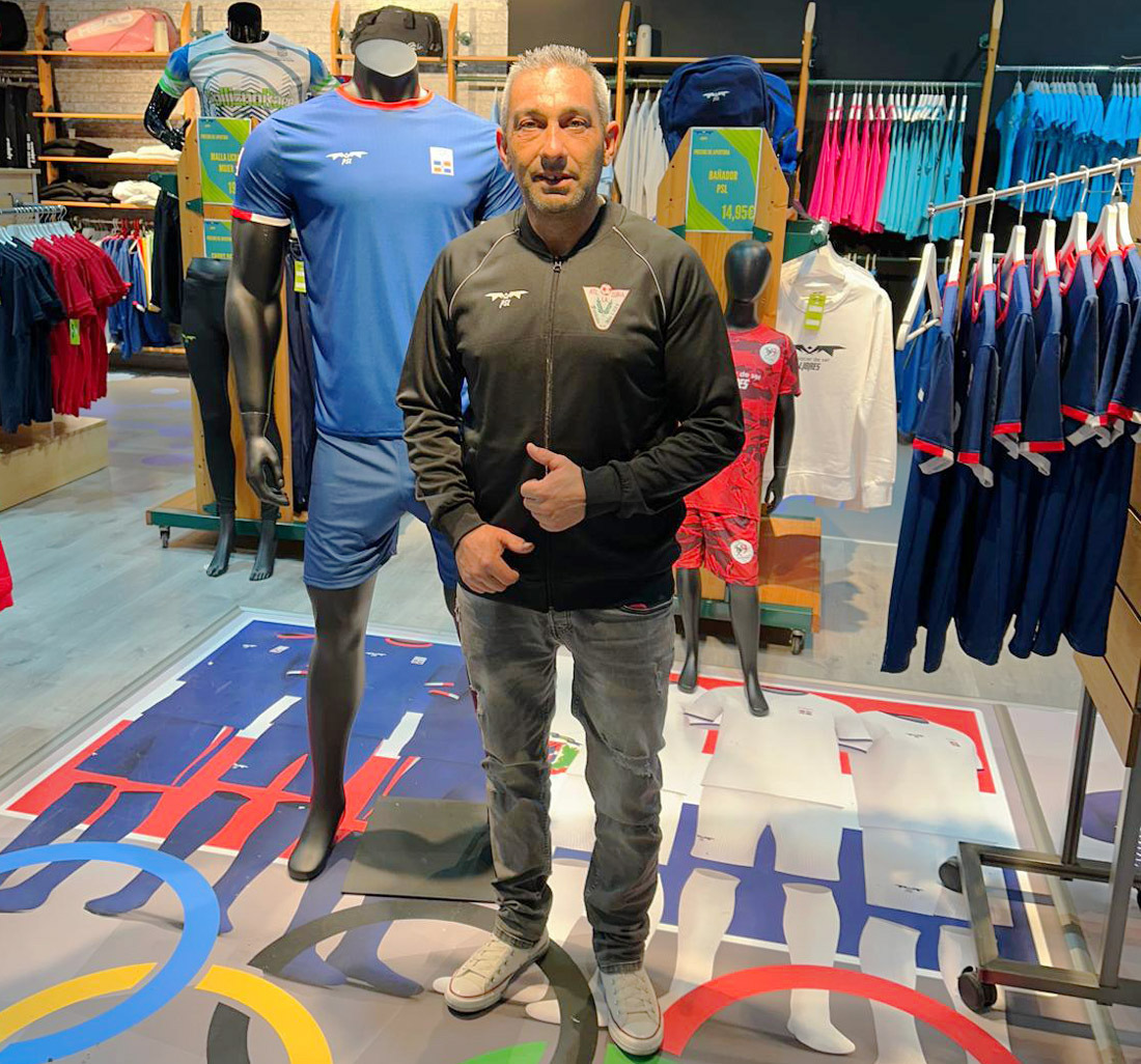 El presidente del Atlético La Zubia, Diego González 