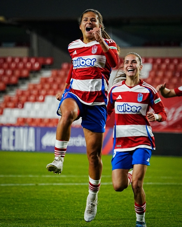 Laura Pérez celebra uno de sus goles (GCF) Laura Pérez celebra uno de sus goles (GCF)