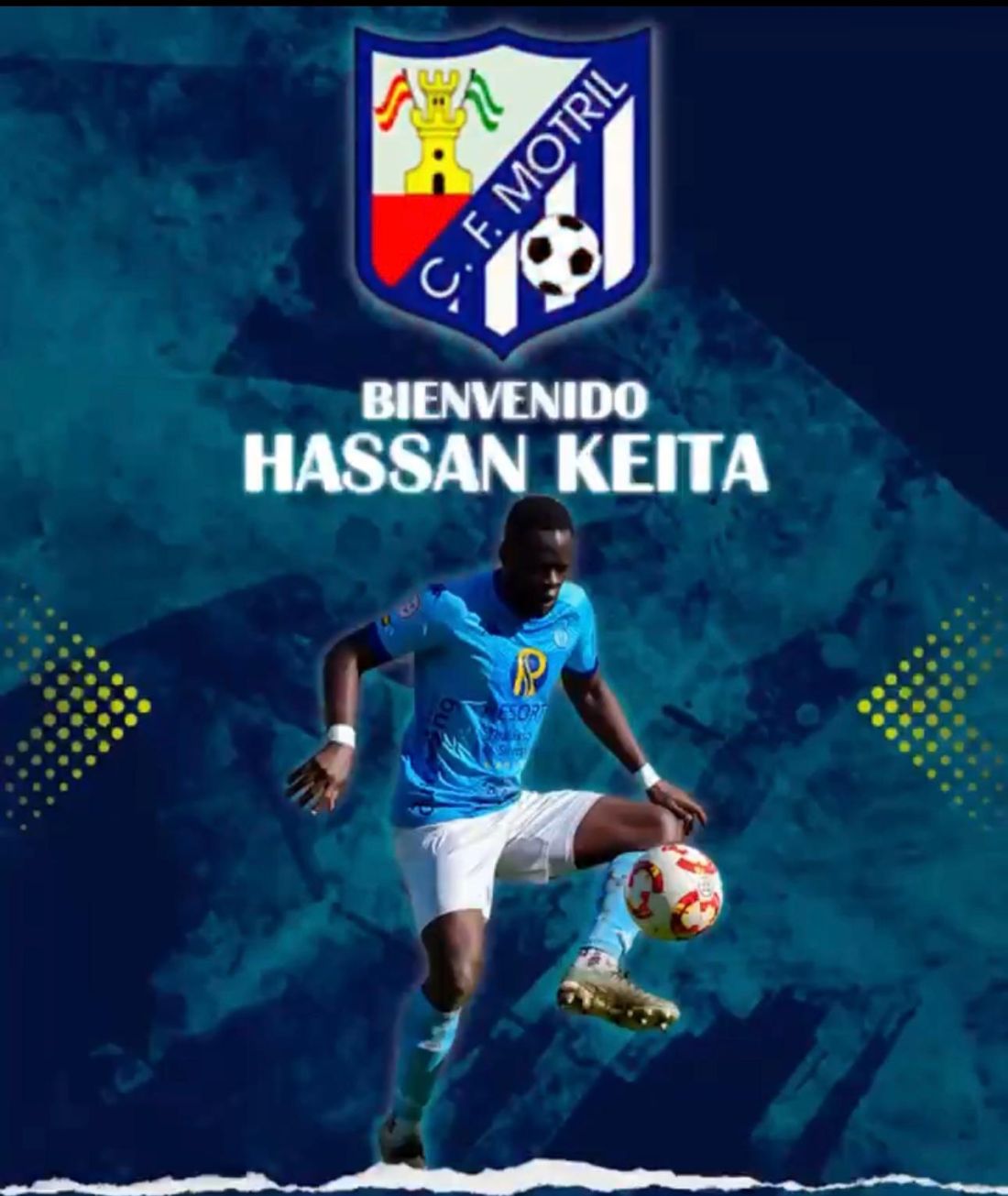 El club costero ha anunciado la llegada de Keita (CF MOTRIL)