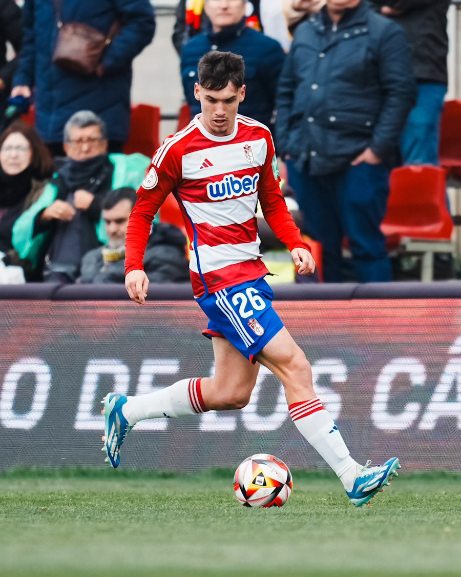 Paco Cantal durante un partido con el Recreativo (GCF)