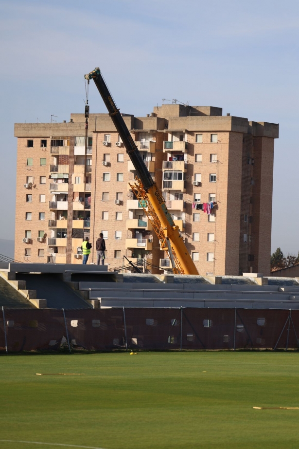 La segunda fase de la Ciudad Deportiva está más cerca de finalizar (J. AZCOYTIA)