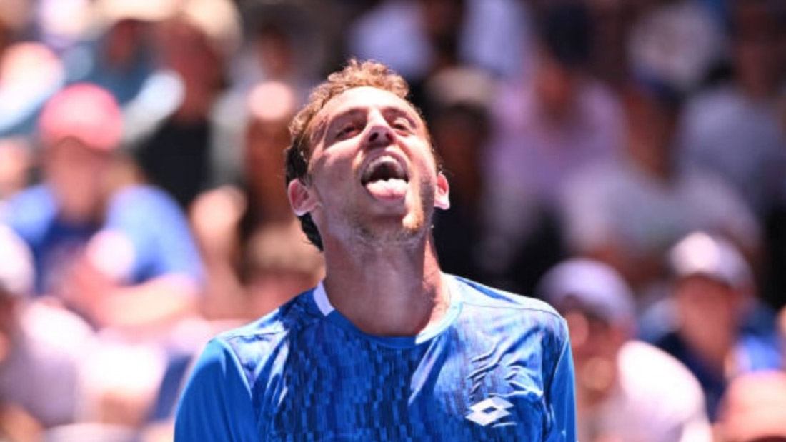 Roberto Carballés en el Open de Australia 2025 (GETTY IMAGES)
