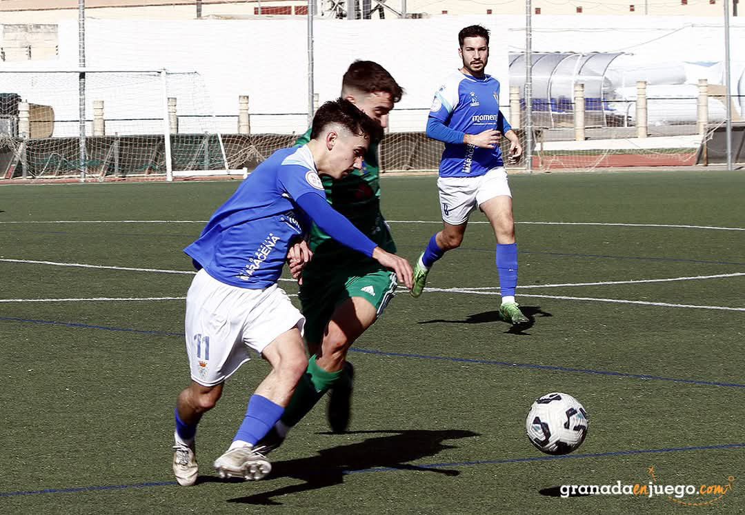 Falín marcó el primer gol del Maracena (J. PALMA)