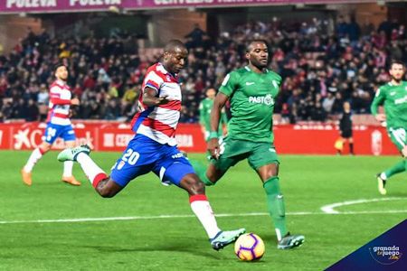 Ramos marcó ante el Sporting (JOSE M. BALDOMERO)