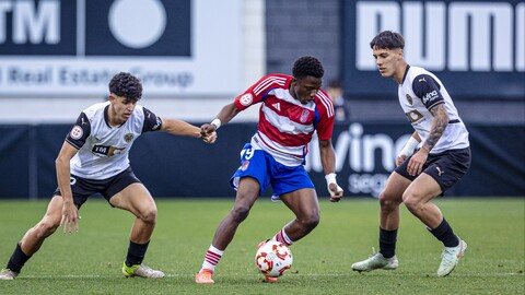 Kevlin en la eliminatoria ante el Valencia CF (GCF)