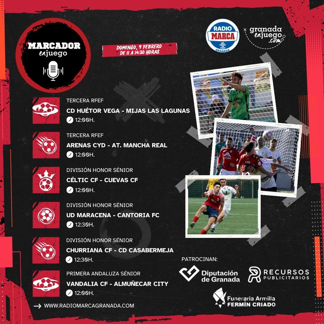 Jornada dominical de fútbol en Radio Marca (GRJ)