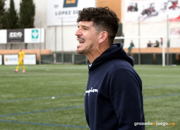 El entrenador del Churriana CF, Levi Cantero (J. PALMA) El entrenador del Churriana CF, Levi Cantero (J. PALMA)