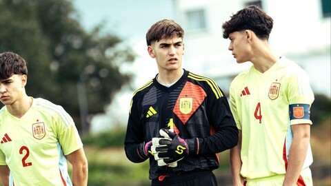 Carlos Guirao con la selección española (GCF)