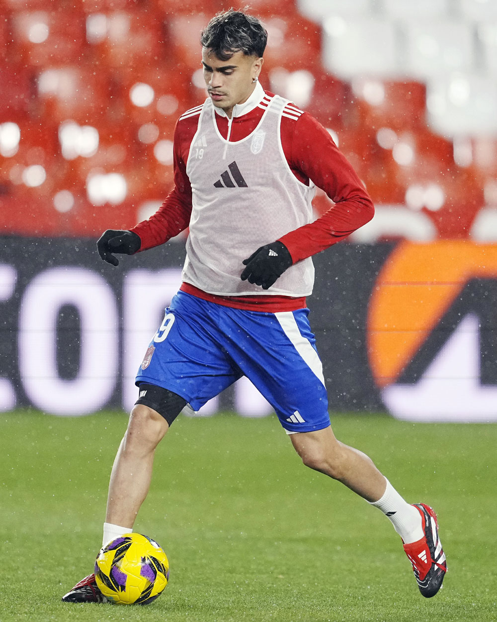 Reinier Jesús fue una de las novedades en el once inicial para recibir al Racing Ferrol (GCF)