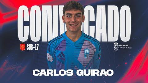 Guirao se está convirtiendo en un fijo con la sub17 (GRANADA CF)