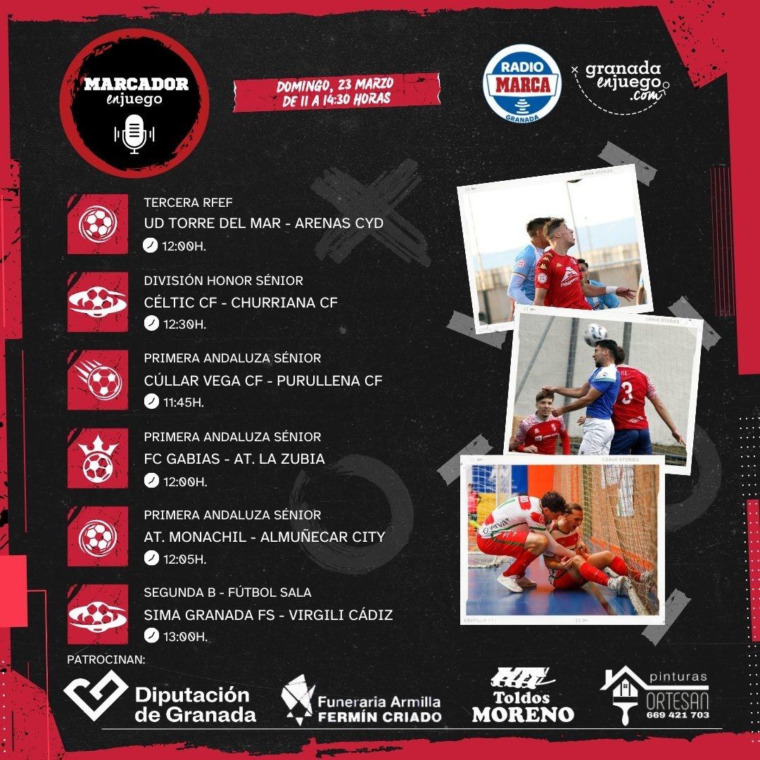 Menú dominical del progama MarcadorenJuego (GRJ)