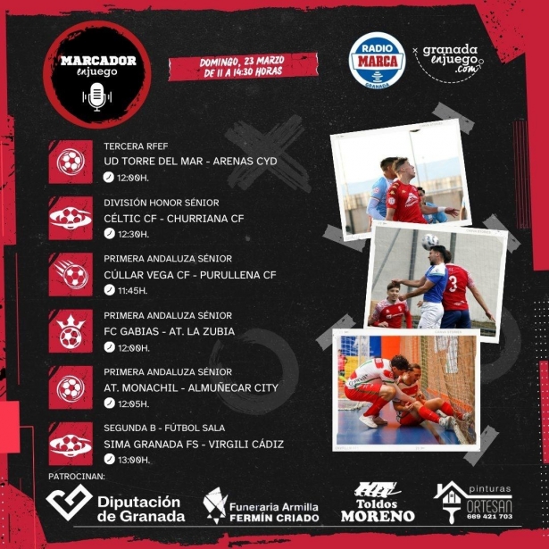 Menú dominical del progama MarcadorenJuego (GRJ) Menú dominical del progama MarcadorenJuego (GRJ)
