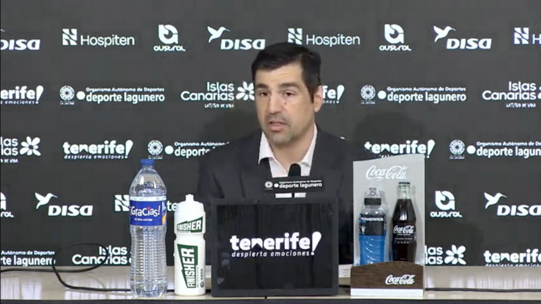 Rueda de prensa post partido de Pablo Pin (CB CANARIAS)