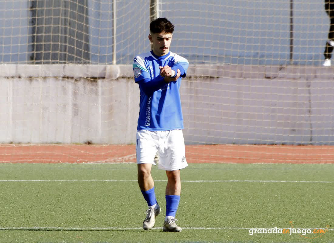 Falín marcó el gol del triunfo de la UD Maracena (J. PALMA) 