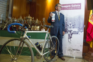 Jaoquin Galera durante la presentación de su biografía