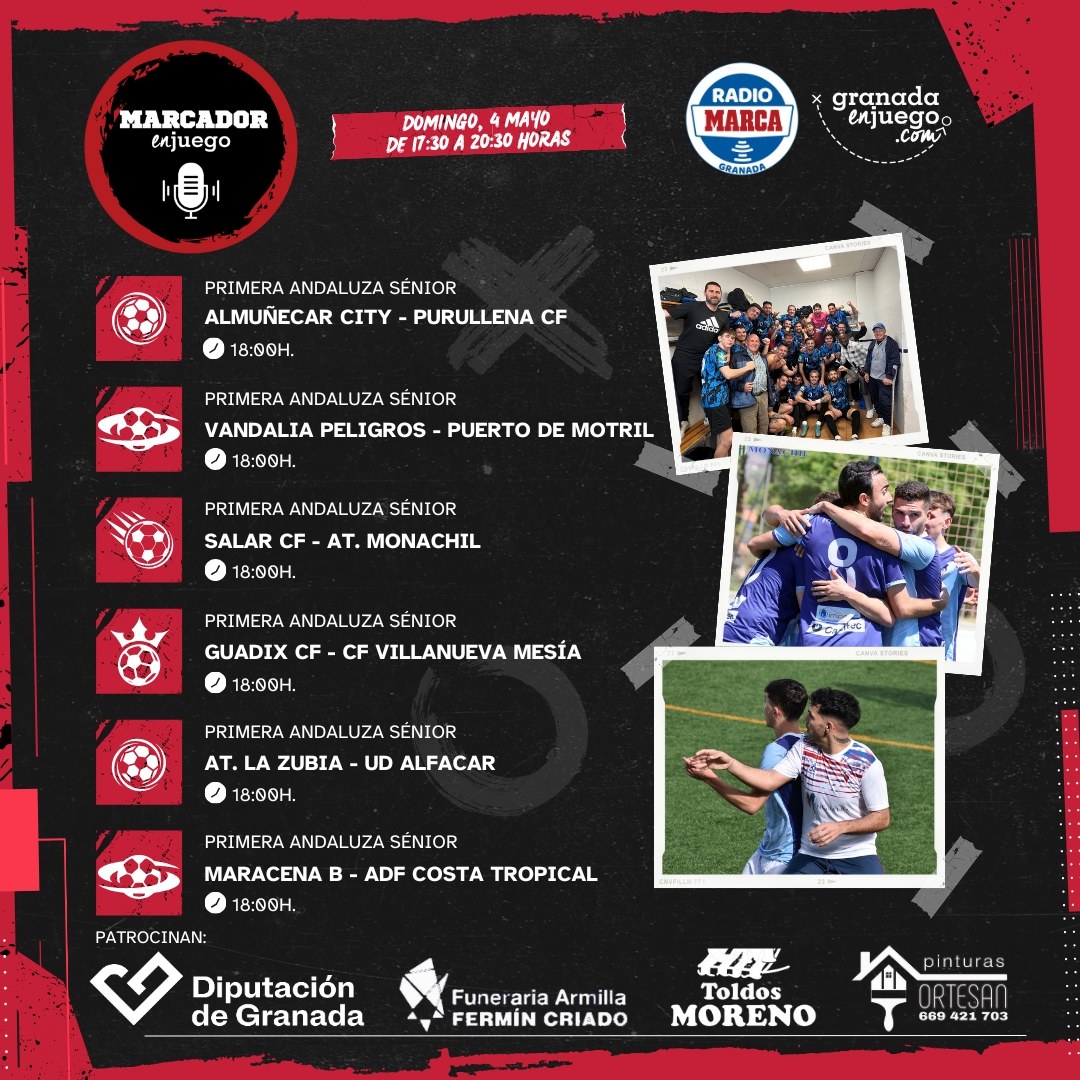 Menú dominical del progama MarcadorenJuego (GRJ)