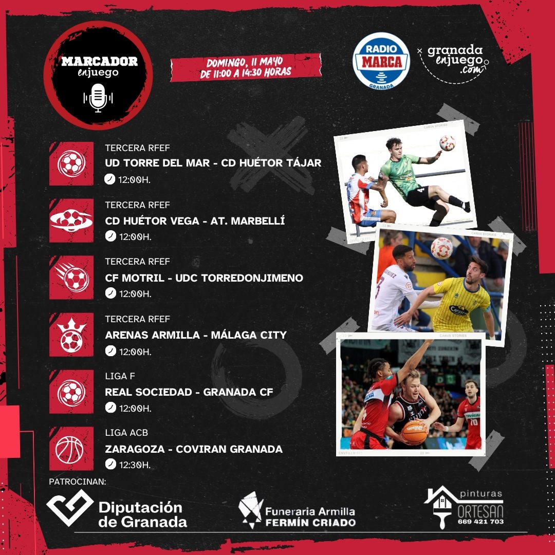 Menú dominical del progama MarcadorenJuego (GRJ)