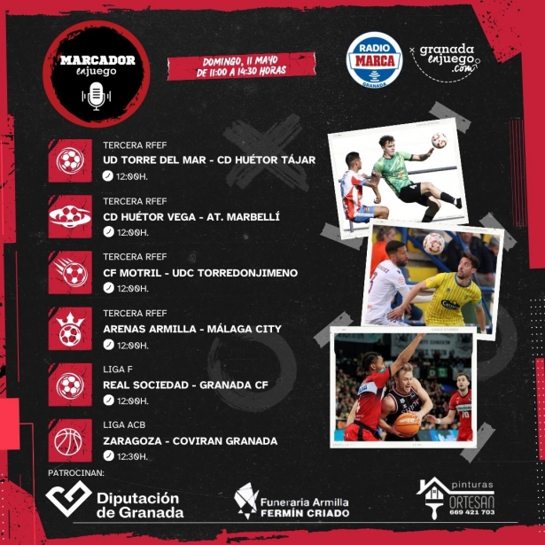 Menú dominical del progama MarcadorenJuego (GRJ) Menú dominical del progama MarcadorenJuego (GRJ)