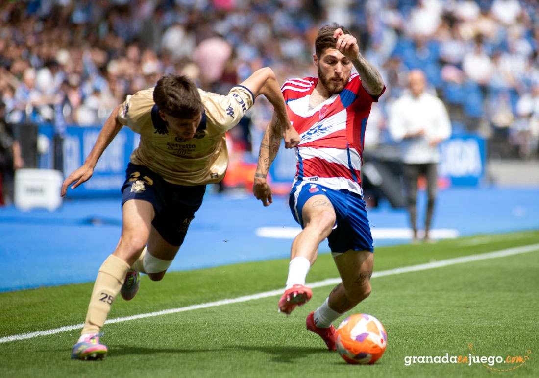 Tsitaishvili jugó un partido muy completo en Riazor (LOF)