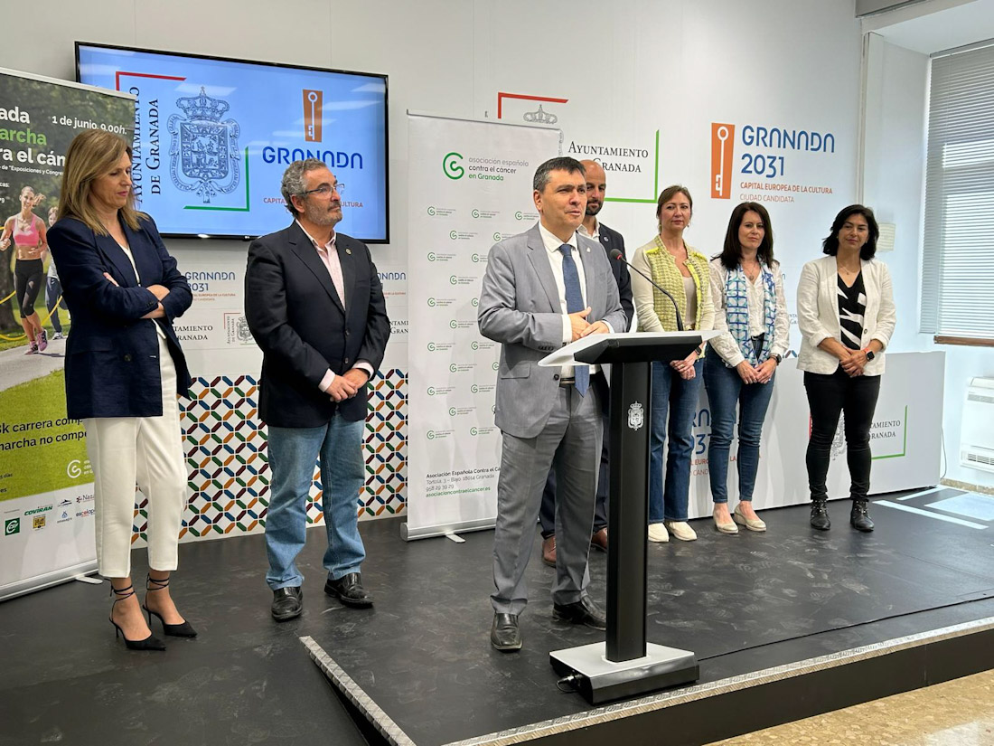 Presentación de la VIII edición de “Granada en Marcha Contra el Cáncer” (AYTO. GRANADA)