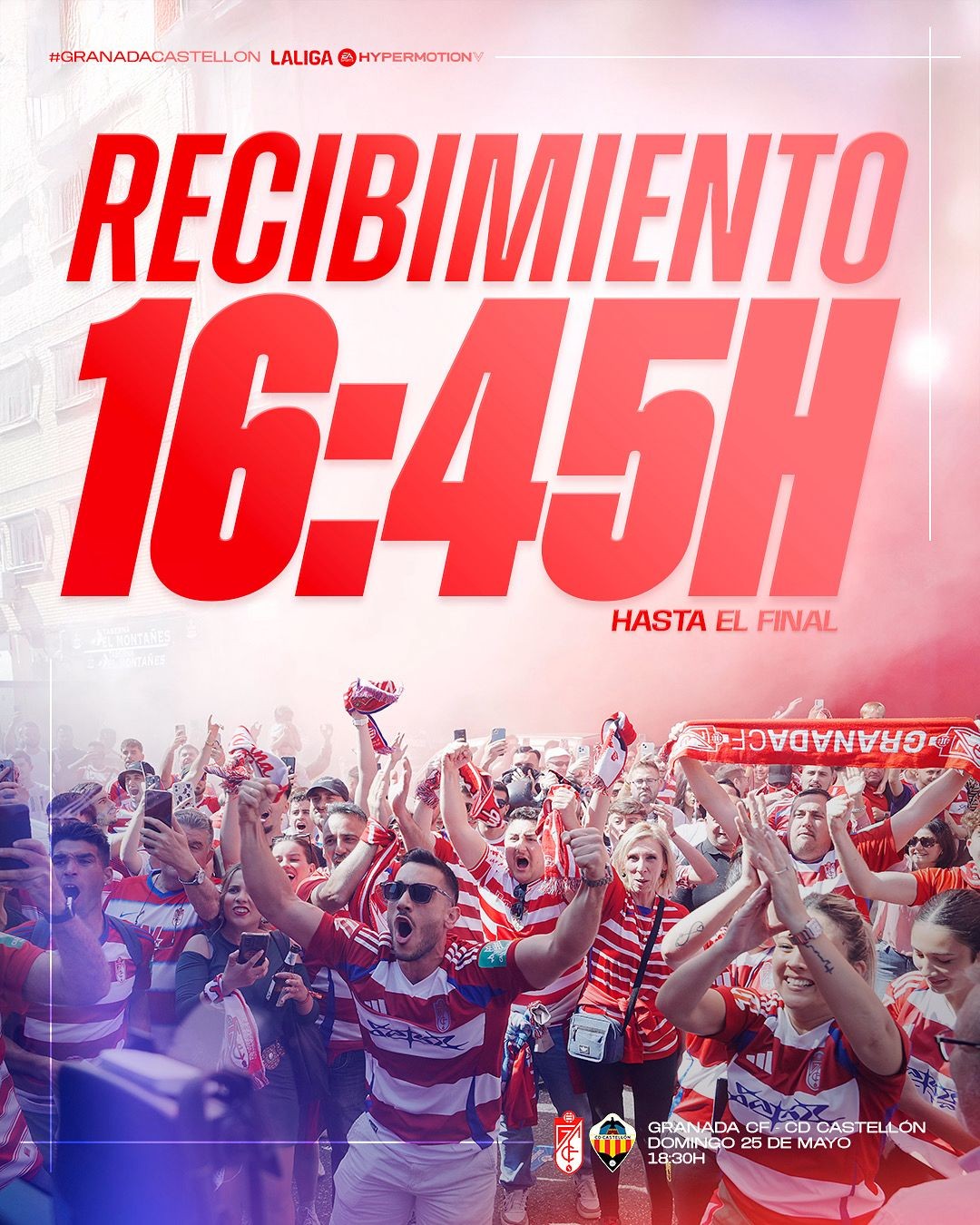 La afición volverá a estar con el equipo desde antes del pitido inicial (GRANADA CF)