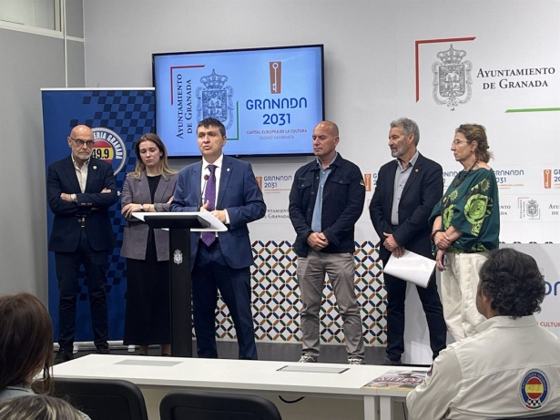 El edil de Deportes de Granada, Jorge Iglesias, en la presentación del XII Festival Motor por la Vida (AYUNTAMIENTO) El edil de Deportes de Granada, Jorge Iglesias, en la presentación del XII Festival Motor por la Vida (AYUNTAMIENTO)