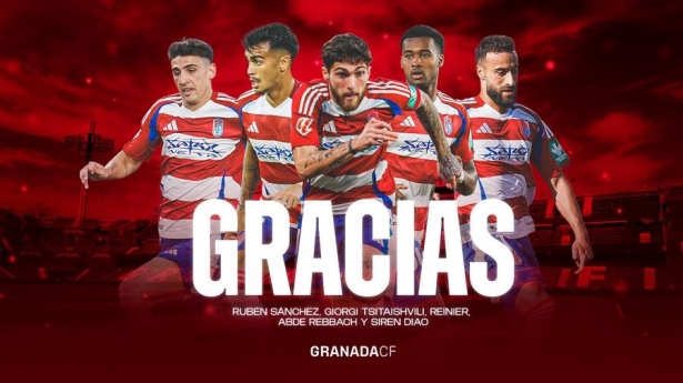 El Granada se despide de sus cinco cedidos (GRANADA CF) El Granada se despide de sus cinco cedidos (GRANADA CF)