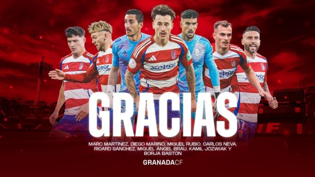 Siete jugadores más dejan la disciplina rojiblanca (GRANADA CF) Siete jugadores más dejan la disciplina rojiblanca (GRANADA CF)