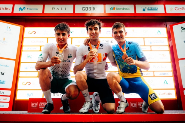 Podium de la prueba (FEC)