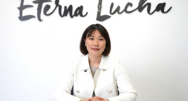 Sophia Yang se ha dirigido a los abonados del club (GRANADA CF)