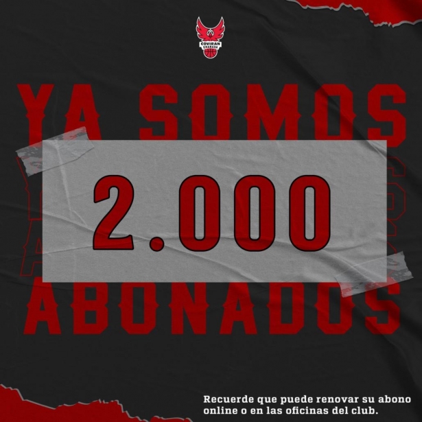 2.000 aficionados ya han renovado su abono (COVIRAN GRANADA) 2.000 aficionados ya han renovado su abono (COVIRAN GRANADA)