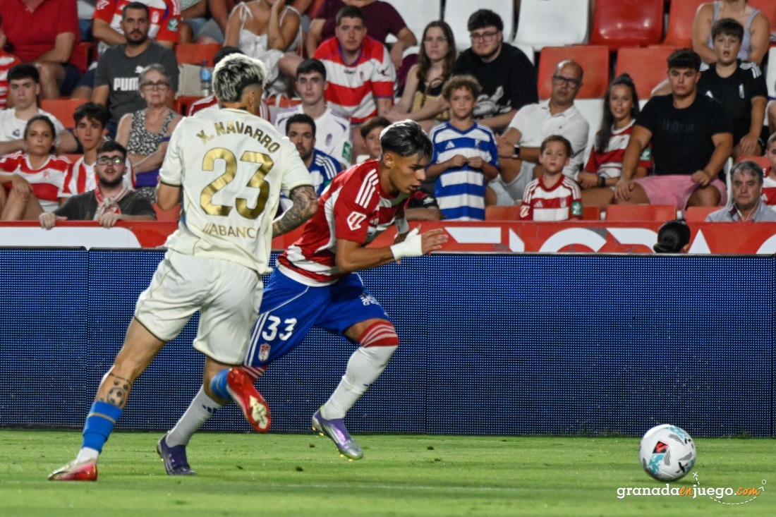 Cortés dejó buenas sensaciones ante el Depor (J.M. BALDOMERO)