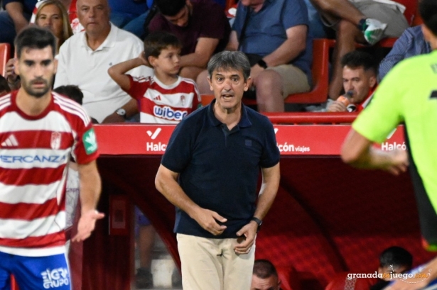 Pacheta ha lamentado los errores del equipo (J.M. BALDOMERO) Pacheta ha lamentado los errores del equipo (J.M. BALDOMERO)