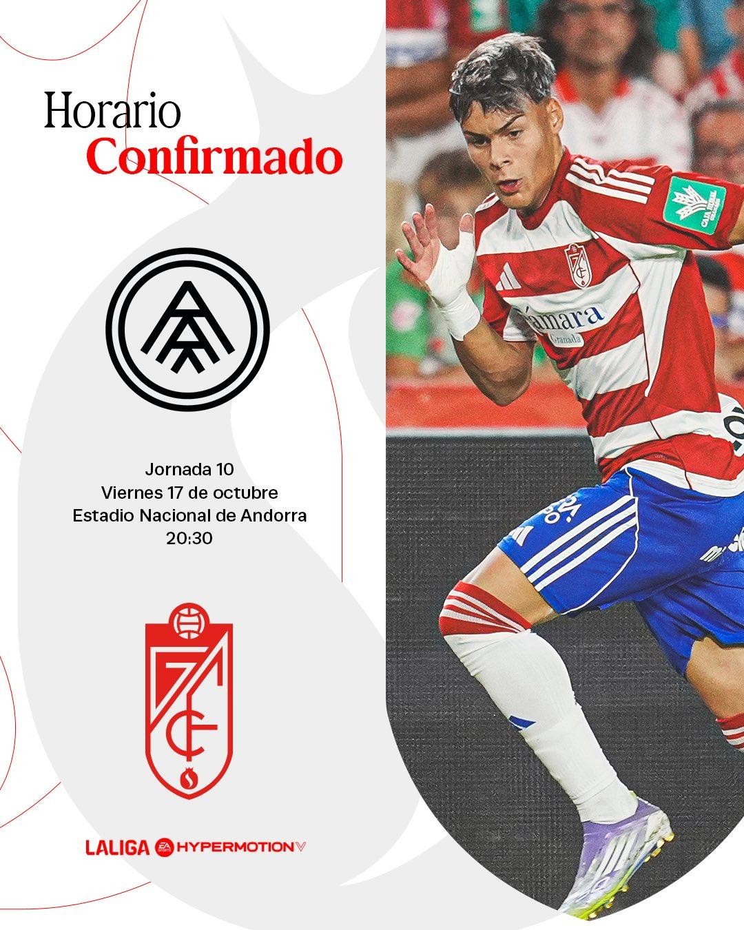 El Granada visitará Andorra el 17 de octubre (GRANADA CF)
